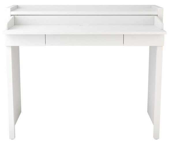 Pracovný stôl s bielou doskou 36x110 cm Mel – Woodman