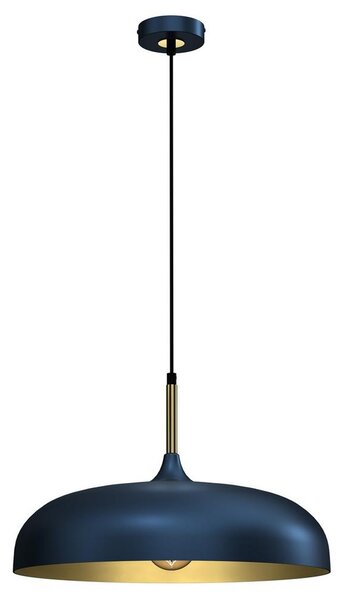 Milagro Luster na lanku LINCOLN 1xE27/60W/230V pr. 45 cm modrá MI1798 + záruka 3 roky zadarmo