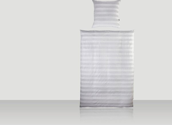 POSTEĽNÁ BIELIZEŇ, satén, strieborná, 135/200 cm Novel - Online Only bytové doplnky, Online Only