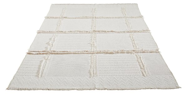 PLOCHO TKANÝ KOBEREC, 120/170 cm biela Linea Natura - Online Only bytové doplnky, Online Only