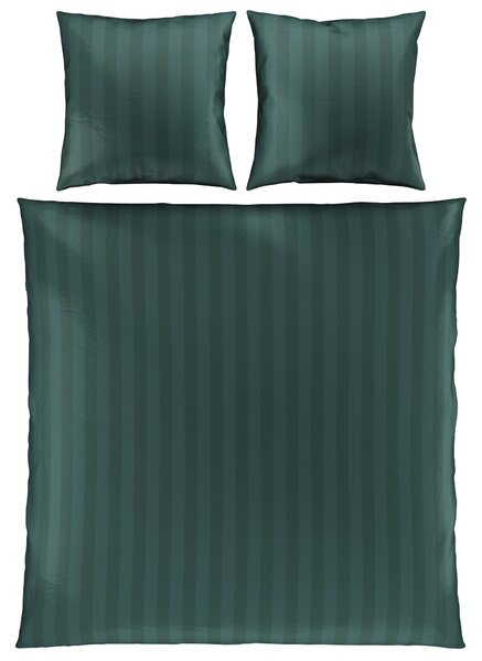 POSTEĽNÁ BIELIZEŇ, satén, tmavozelená, 200/200 cm Novel - Obliečky & plachty, Online Only