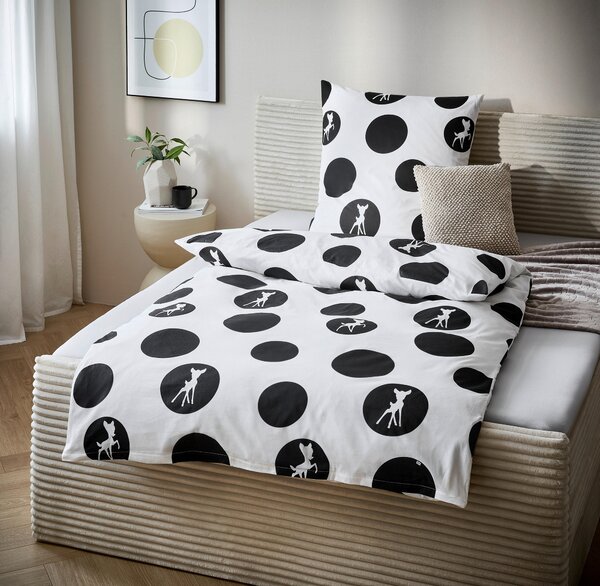 POSTEĽNÁ BIELIZEŇ PRE MLÁDEŽ, renforcé, čierna, biela, 135/200 cm Disney - Online Only bytové doplnky, Online Only