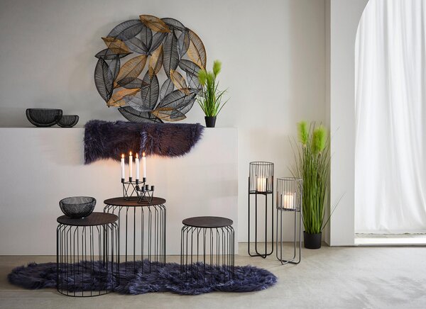 PRÍRUČNÝ STOLÍK, čierna Ambia Home - Stolíky do obývačky, Online Only