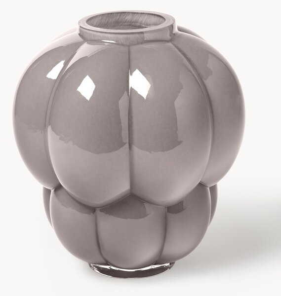 Ručne fúkaná sklenená váza Uva, V 28 cm