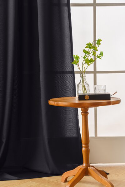 Záves OXFORD LIGHT 140x250 cm, tmavosivý Zavesenie: Riasiaca páska