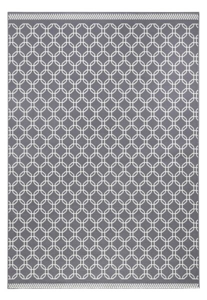 Sivý koberec Zala Living Chain, 70 × 140 cm