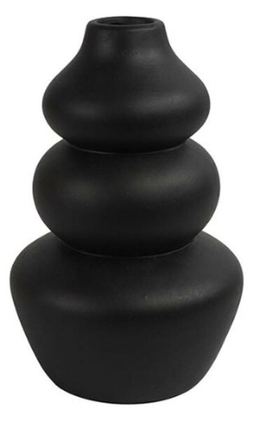 Čierna keramická váza CAIRN 22 cm