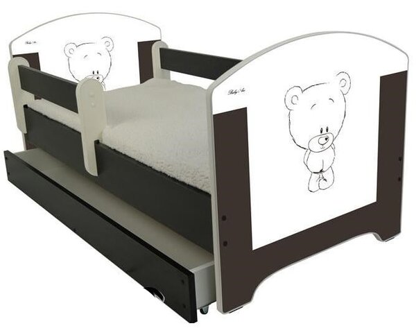 Detská posteľ HNEDÝ MACKO 160x80 cm