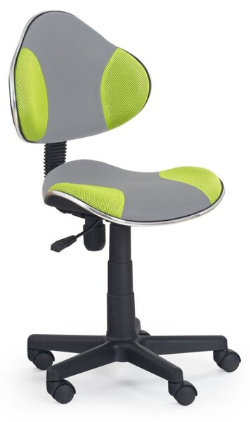 MAXMAX Detská otočná stolička FLASH 2 sivozelená