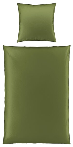 POSTEĽNÁ BIELIZEŇ, satén, tmavozelená, 135/200 cm Novel - Online Only bytové doplnky, Online Only