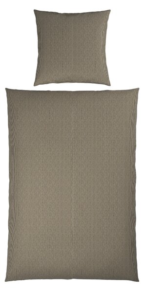 OBOJSTRANNÁ POSTEĽNÁ BIELIZEŇ, satén, taupe, 135/200 cm Bio:Vio - Online Only bytové doplnky, Online Only