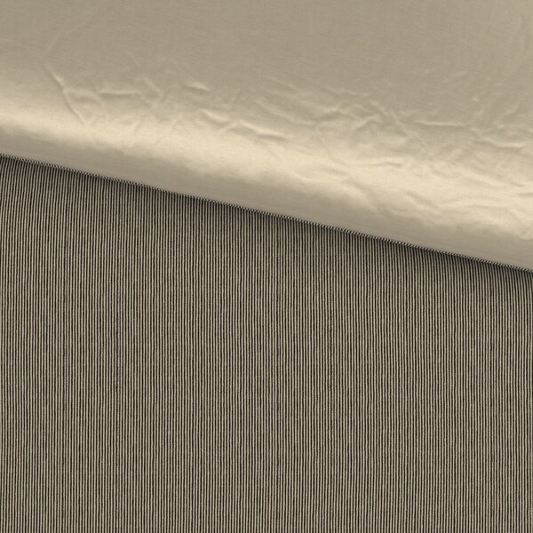 OBOJSTRANNÁ POSTEĽNÁ BIELIZEŇ, satén, taupe, 135/200 cm Bio:Vio - Online Only bytové doplnky, Online Only