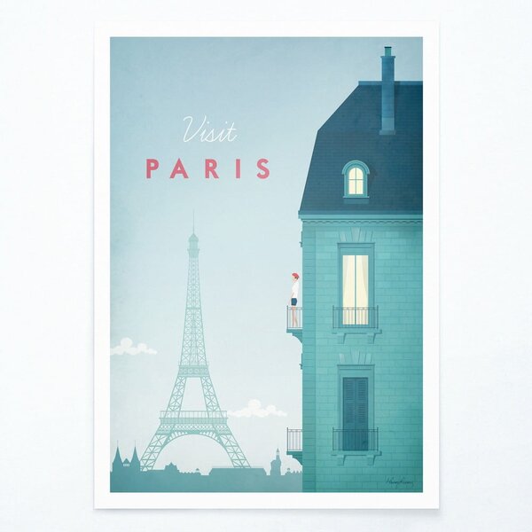 Plagát Travelposter Paris, 50 x 70 cm