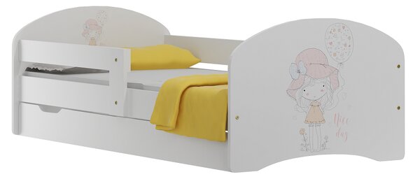 Detská posteľ so zásuvkami NICE DAY 140x70 cm