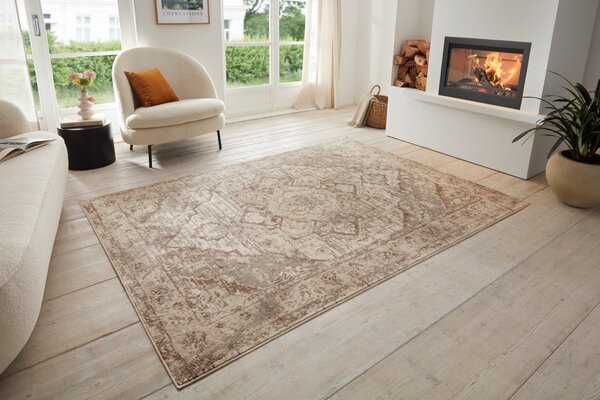 Hanse Home , Kusový koberec Terrain 105597 Sand Cream Brown, 120x170, hnedá, obývacia izba