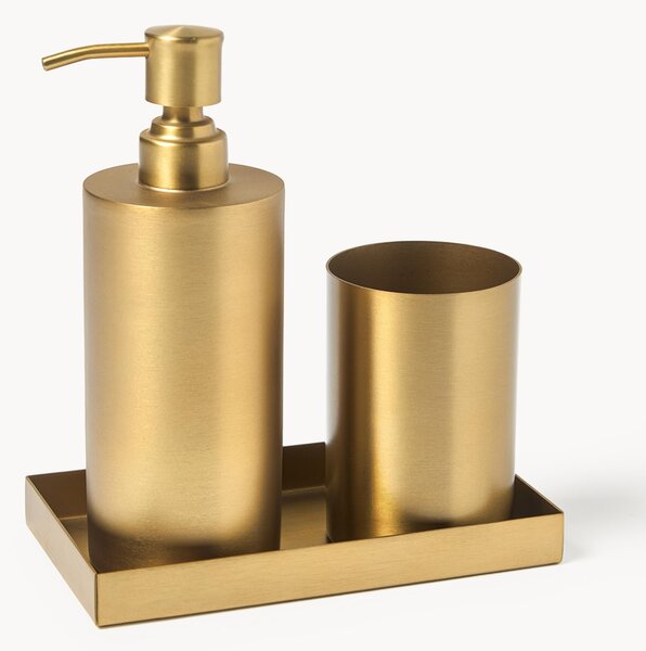 Kovové kúpeľňové doplnky Halston, 3 ks
