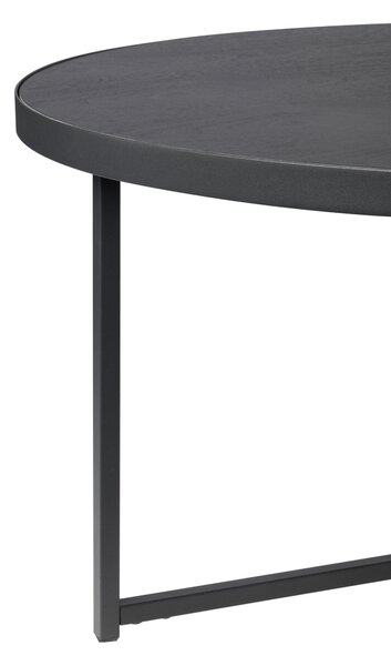 KONFERENČNÝ STOLÍK, čierna, drevo, kov, kompozitné drevo, 80/80/40 cm MID.YOU - Stolíky do obývačky, Online Only