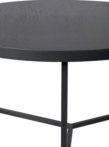KONFERENČNÝ STOLÍK, čierna, drevo, kov, kompozitné drevo, 80/80/40 cm MID.YOU - Stolíky do obývačky, Online Only