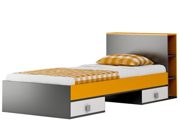 Detská posteľ so zásuvkami YELLOW - typ B - 200x90 cm