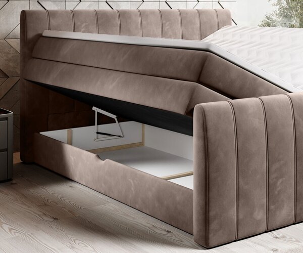 CARINA boxspring posteľ s úložným priestorom