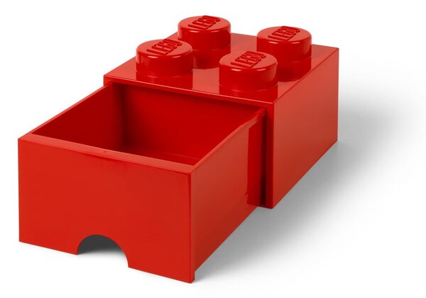 Červený úložný box so zásuvkou LEGO®