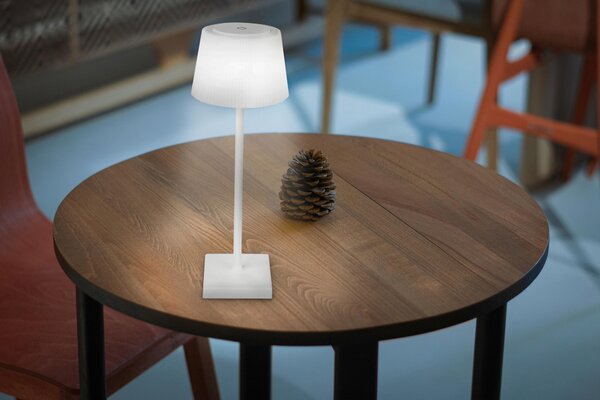 NABÍJATEĽNÁ STOLNÁ LAMPA, dotykový stmievač, 12/38 cm Novel - Online Only bytové doplnky, Online Only