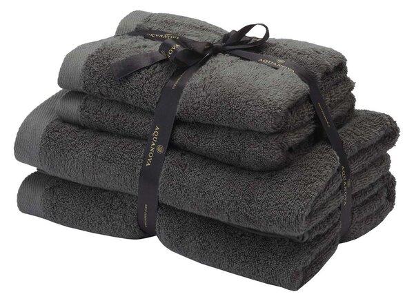 SADA FROTÉ UTERÁKOV, tmavosivá Aquanova - Kúpeľňový textil, Online Only