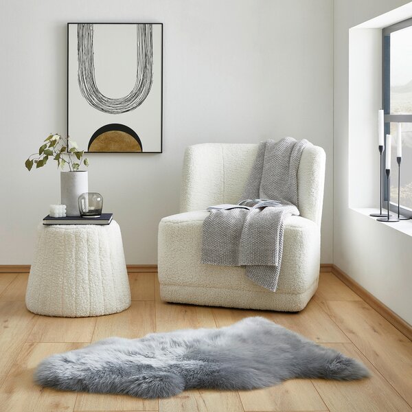 OVČIA KOŽUŠINA, 60/90-95 cm, sivá Linea Natura - Online Only bytové doplnky, Online Only
