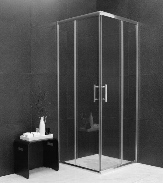 Sprchovací kút maxmax MEXEN RIO transparent - 90x90 cm, 860-090-090-01-00