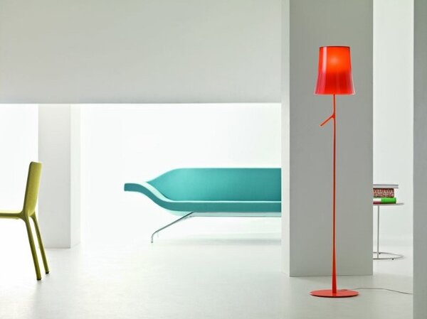 Foscarini - Birdie LED Stojaca Lampa w/Dimmer White - Lampemesteren