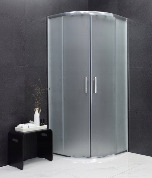 Sprchovací kút MAXMAX RIO mat - štvrťkruh 90x90 cm