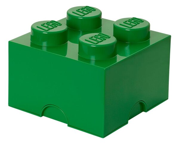 Zelený úložný box štvorec LEGO®