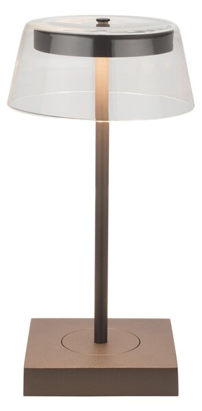 NABÍJATEĽNÁ STOLNÁ LAMPA, stmievač s regulačným kolieskom, 13,7/27 cm Dieter Knoll - Online Only bytové doplnky, Online Only