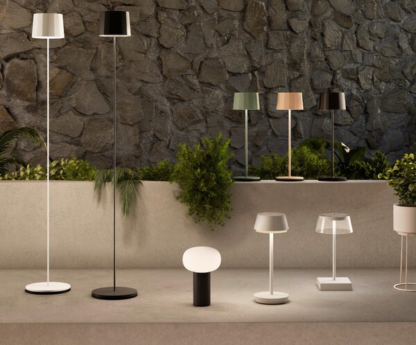 NABÍJATEĽNÁ STOLNÁ LAMPA, dotykový stmievač, 11/35 cm Dieter Knoll - Online Only bytové doplnky, Online Only