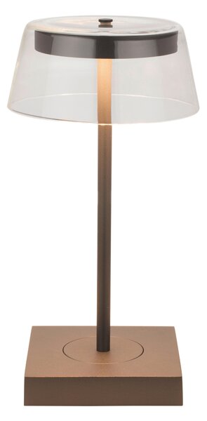 NABÍJATEĽNÁ STOLNÁ LAMPA, stmievač s regulačným kolieskom, 13,7/27 cm Dieter Knoll - Online Only bytové doplnky, Online Only