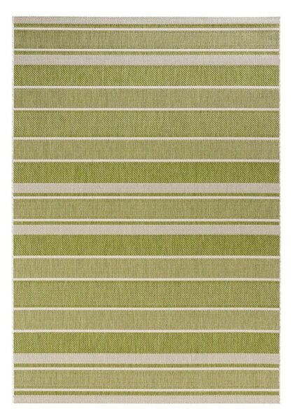 Zelený vonkajší koberec NORTHRUGS Strap, 200 x 290 cm