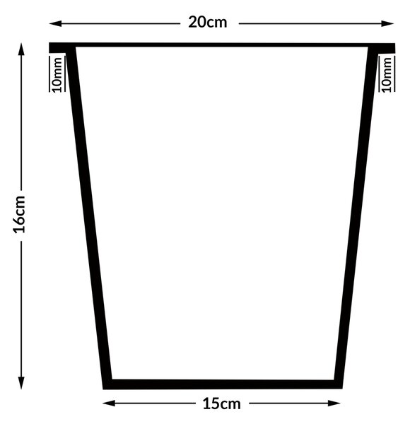 Kvetináč 95 x 27 x 60cm krémový - 4 nádoby