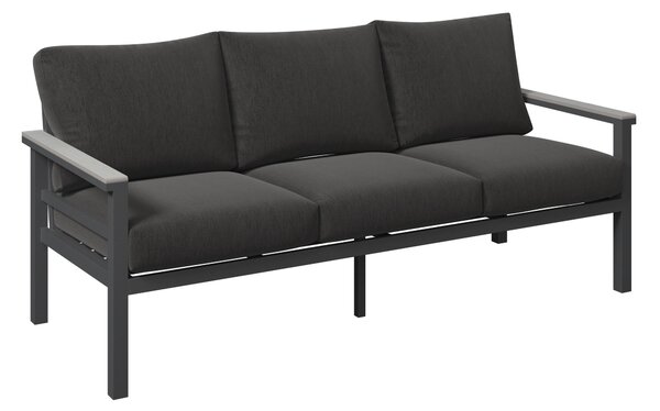 3-MIESTNA LAVICA kov, plast, textil Amatio - Série záhradného nábytku