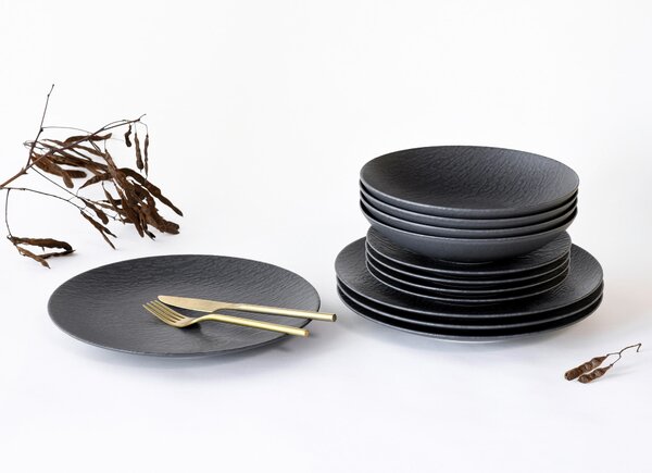 KOMBINOVANÝ SERVIS, 16-dielne, kamenina Creatable - Online Only bytové doplnky, Online Only