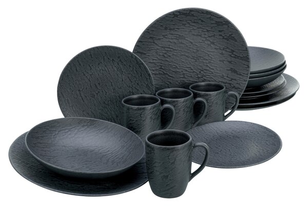 KOMBINOVANÝ SERVIS, 16-dielne, kamenina Creatable - Online Only bytové doplnky, Online Only