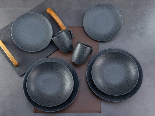 KOMBINOVANÝ SERVIS, 16-dielne, kamenina Creatable - Online Only bytové doplnky, Online Only