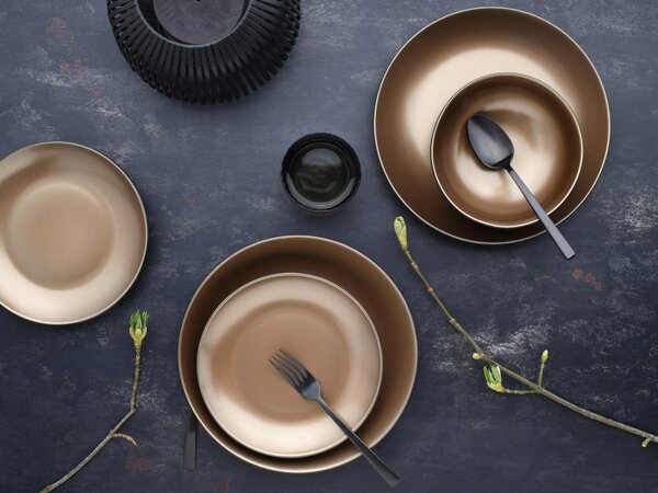JEDÁLENSKÝ SERVIS Glamour Gold 12-dielne Creatable - Online Only bytové doplnky, Online Only