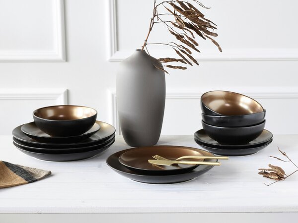 JEDÁLENSKÝ SERVIS Glamour Gold 12-dielne Creatable - Online Only bytové doplnky, Online Only