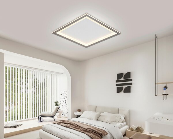STROPNÉ LED SVIETIDLO, 45/45/6,1 cm Novel - Interiérové svietidlá