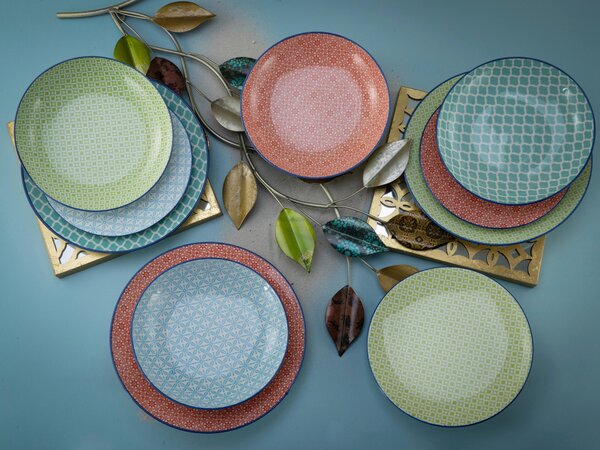JEDÁLENSKÝ SERVIS Mediterran 12-dielne Creatable - Online Only bytové doplnky, Online Only