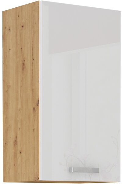 Horná závesná skrinka do kuchyne 40 x 72 cm 24 - MYSTIC - Bílá lesklá