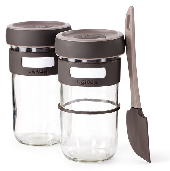 Set na výrobu kvásku so stierkou 2 ks 700 ml – Lékué