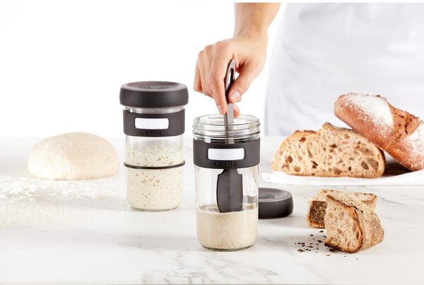 Set na výrobu kvásku so stierkou 2 ks 700 ml – Lékué