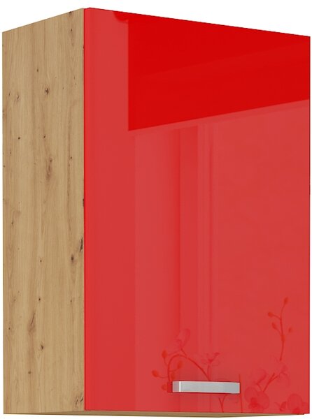 Skrinka do kuchyne samostatná horná šírka 50 cm 27 - MYSTIC - Červená lesklá