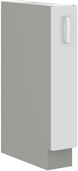 Výsuvná skrinka do kuchyne 15 cm 07 - HULK - Bílá lesklá